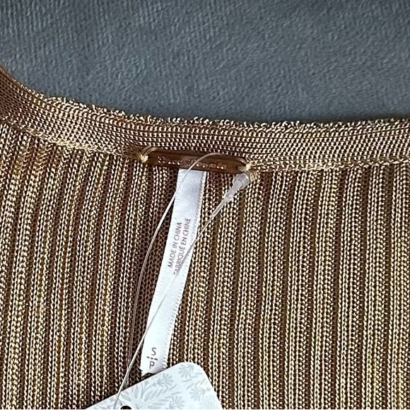 NWT Free People Marlena Cardi Velvet Sands - Picture 7 of 11